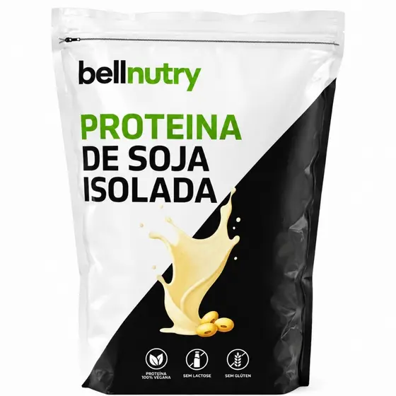Proteina de Soja Isolada Bellnutry  Pura 90% Proteína Soja Não Transgenica