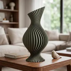 Vaso Decorativo Spiral Design para Flores e Decoração