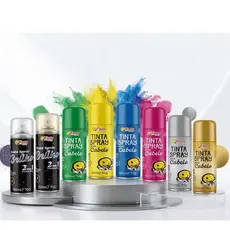 Tinta Spray para Cabelo Tinta da Alegria 150ml Coloração Temporária Infantil e Adulto Cabelo Maluco