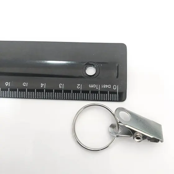 200 Presilhas Clip Jacaré Com Argola 22 Mm