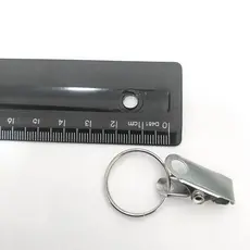 200 Presilhas Clip Jacaré Com Argola 22 Mm