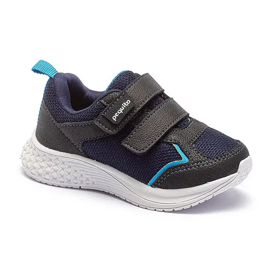 Tênis Infantil Menino Volta ás Aulas Jogging Casual Confortável Marinho
