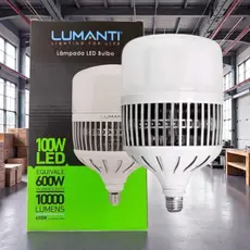 Lampada Led 100W 6500K Luz Branca 127v/220v Super Forte Lumanti