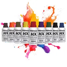 Kit 6 Corante Pigmento Líquido 50ML Todas as Cores para Tinta e Massa Hidracor