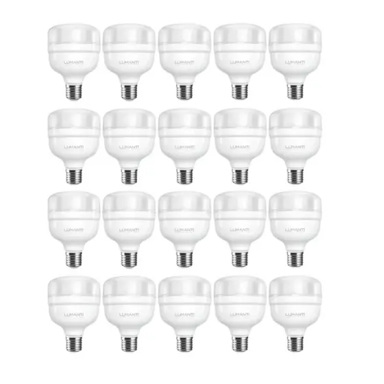 Kit 20 Lâmpadas Led Bulbo 20W Luz Branca 6500K 127V/220V Lumanti