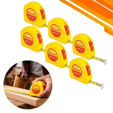 Kit 6 Trena Starrett Fita métrica 3 Metros Mm/pol - Largura Da Fita 13mm