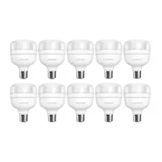 Kit 10 Lâmpadas Led Bulbo 20W Luz Branca 6500K 127V/220V Lumanti