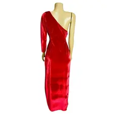 Dança do Ventre Vestido Galabia Baladi Said Veludo - Envio Imediato - VGPE-12
