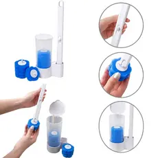 Escova Sanitaria Com Refis Descartaveis Limpeza Vaso Sanitario