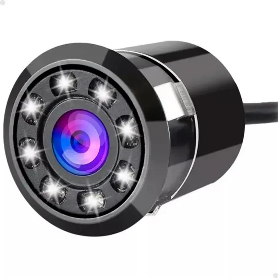 Camera De Re Automotiva 12v Visão Noturna A Prova De Agua
