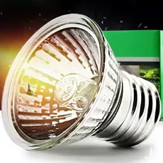 Mini Lâmpada UVA + UVB Lorben Aquecimento para Terrários Répteis Tartarugas 50W