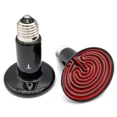 Lâmpada Cerâmica Aquecedor Infravermelho Terrários Répteis Anfíbios Aves 50W