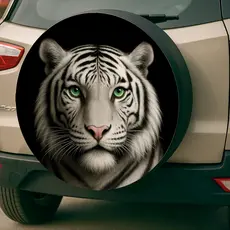 Capa  Estepe Ecosport Crossfox Aircross Tigre Olhos Verdes CN1046
