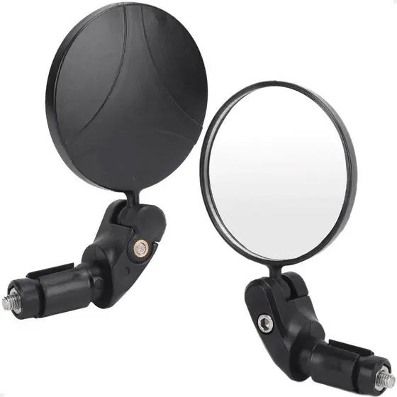 Kit 2 Peças Espelho Retrovisor Giratório 360° Lorben Bike Guidão Bicicleta Articulado Segurança