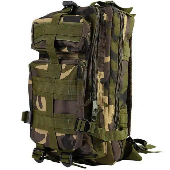 Mochila Multiuso Escolar Militar Tática Cargueira 30 Litros Verde 929-E Lorben