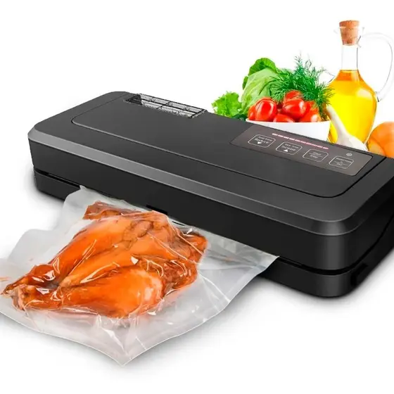 Seladora a Vácuo para Alimentos Sólidos e líquidos Automática Comercial com Reservatório 975 Lorben