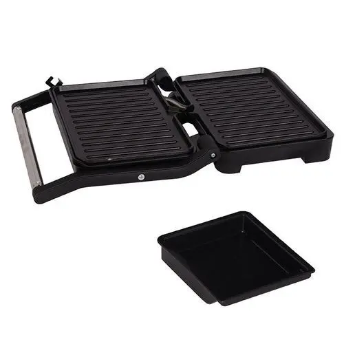 Grill Sanduicheira Eletrica Inox 1000W Compacta Rápida Eficiente 127V