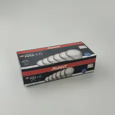 kit 6X LED PERA Bulbo 9W E27 6500k Bivolt Econômica Avant ST1905