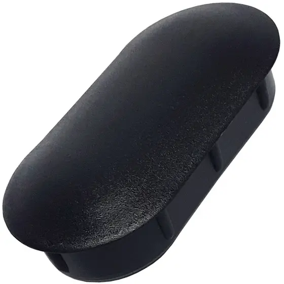 12 Ponteira Tampa Tubo Oblonga Interna 77x40 Para Equipamentos Fitness