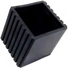 4 Ponteira Sapata Tampa Ext 60x60 Pvc Para Aparelho Fitness