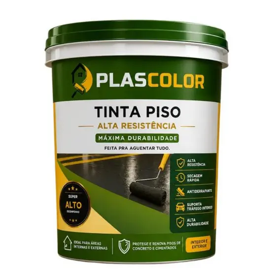 Tinta Para Pisos  Premium Alta Resistência 3,6lts - Plascolor