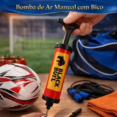 Bomba de Ar Manual Inflador Rápido Bola Balões Multiuso Bico Adaptador Enchimento Portátil Festa