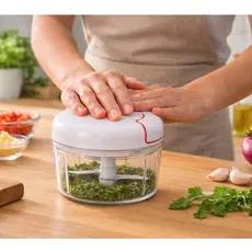 Mini Processador Manual Alimentos Cortador Picador Cozinha Facil Reforcado