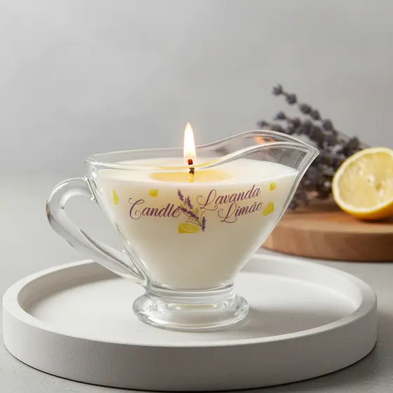 Vela para massagem terapêutica |Lavanda limão