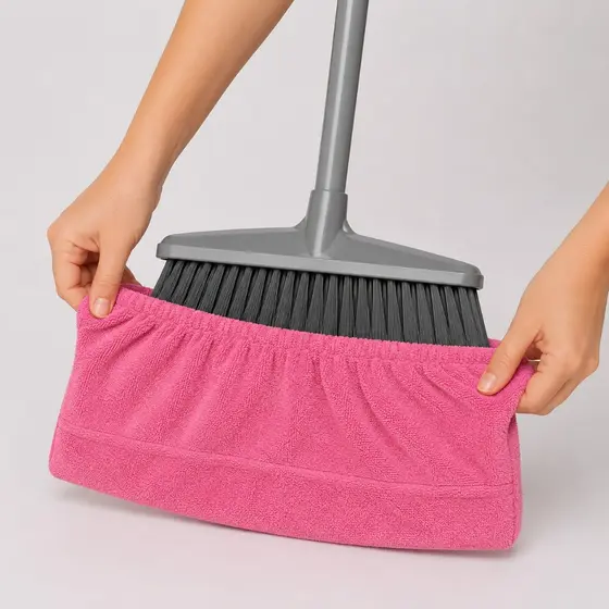 Capa de Microfibra para Vassoura e Rodo | Pano Reutilizável Lavável Alta Absorção Tira Pó e Pelos | Várias Cores