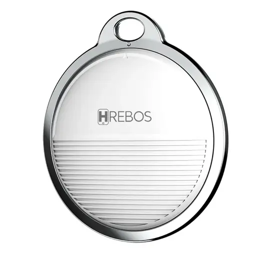 Hrebos – Rastreador Inteligente H-Tag Finder IF-700 Preto | Bluetooth Compatível com Apple Find My Localize Tudo