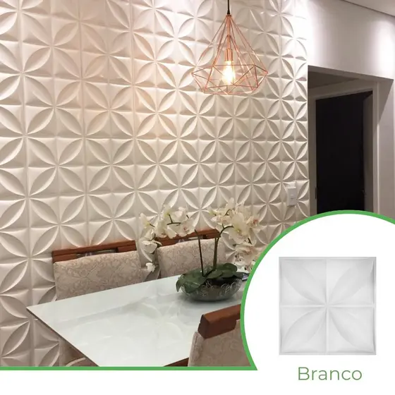 Revestimento 3D 30x30 | FLORAL  | 1 caixa 2m² - decoração