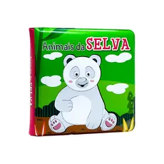 Molhe e Veja as Cores! Animais da Selva - Livro de Banho Mágico Para Bebê - Pé da Letra - Livro Físico