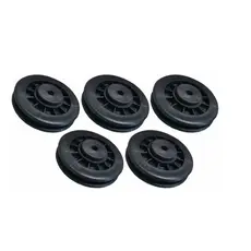 Kit 5 Roldanas Academia Com Rolamento Máquina Musculação Fitness para cabo de aço