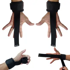 Strap Com Munhequeira Musculação Acessório Para Treinar Munhequeira De Pulso