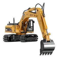 Veículos de brinquedo de controle remoto HuiNa Die-Cast 1550 1:14 amarelo