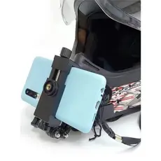 Suporte Capacete Moto Câmera Celular Galaxy Gopro Ios Queixo
