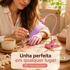 Mini cabine lanterna clip de mesa led uv secagem gel Para Unhas