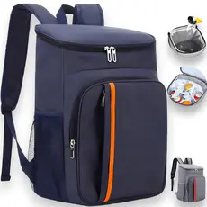 Mochila Térmica Cooler Capacidade 18L Impermeável Portátil Piquenique Quente Frio