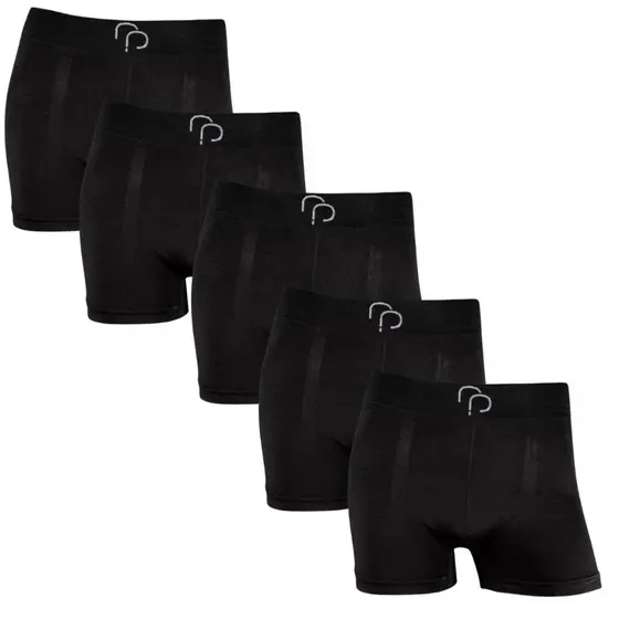 Kit 5 Cueca Box Poliester Microfibra Elastano RP Cuecas Boxer Basicas