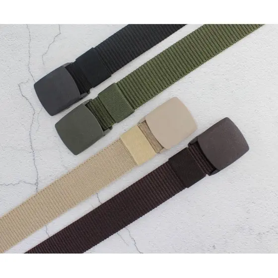 KIT 03UN Cinto Masculino Tecido Nylon Não Magnético Hl-71