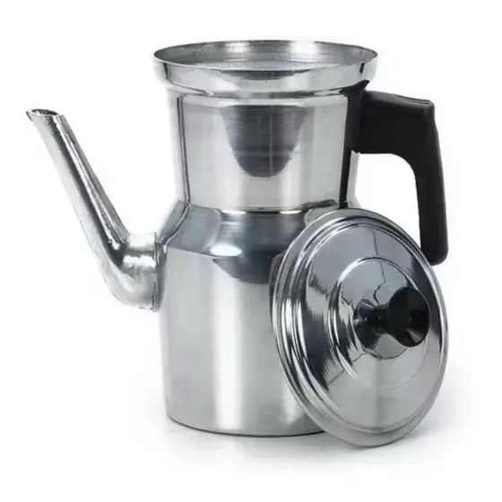 CAFETEIRA LUXO 1L e 2L POLIDA CABO BAQUIELITE