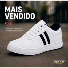 Tênis Masculino Infantil Confortável Macio Original Premium Rets Lançamento 503