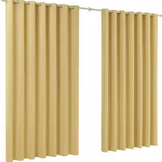Cortina Microfibra 2m x 1,70m com Ilhós Decoração para Quarto e Sala