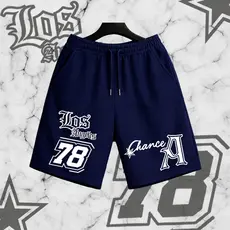 Bermuda Moletom Masculina Estampa LOS ANGELES 78 – Estilo Streetwear Urban Life