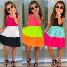 Vestido Infantil Tik Tok  Tamanho do 2 ao 14