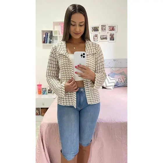 Cardigan Kimono em Trama de linha longo, blusa de frio, moda outono inverno 2021