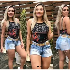 Body Maiô Feminino Alça Tamanho M (veste 38 ate 40) bori