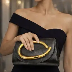 Bolsa Clutch Feminina Dourada Luxo Festa Casamento Elegante