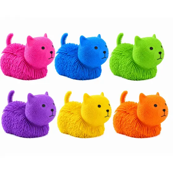 Boneco Gatinho Gato Anti-stress Brinquedo Mania Flofys Gatinho Miau Em Tpr Centopeia