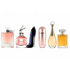 Kit 6 Perfumes Importados Femininos 60 ml Longa Duração Fragrâncias Sofisticadas